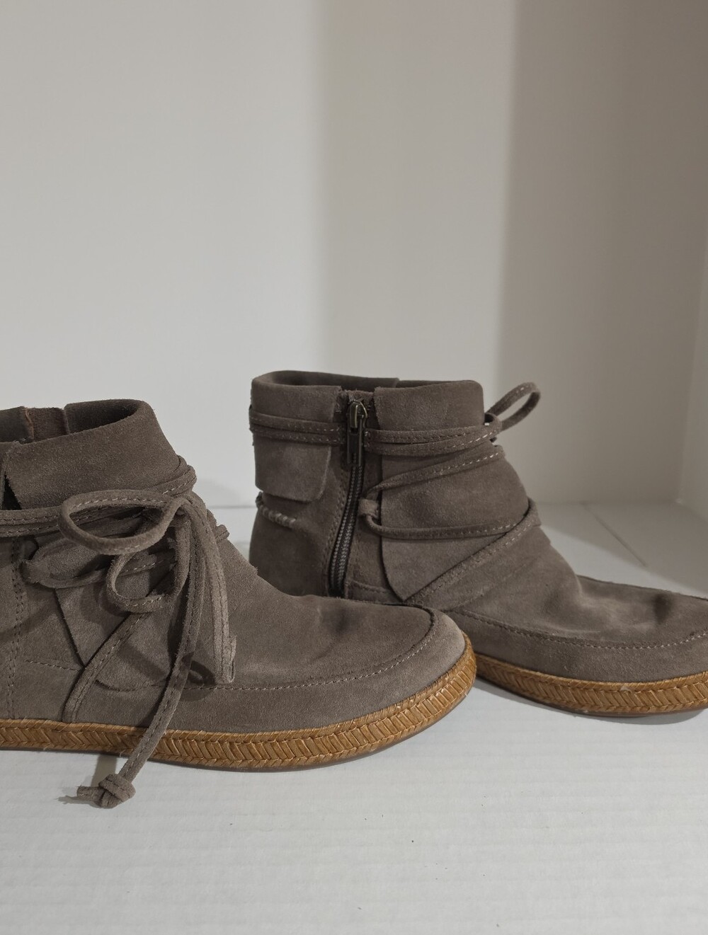 Ugg, Reid, Leather Suede, Moccasin Bootie